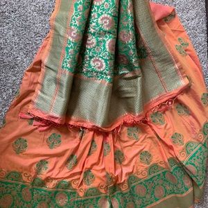 New pure silk saree ..